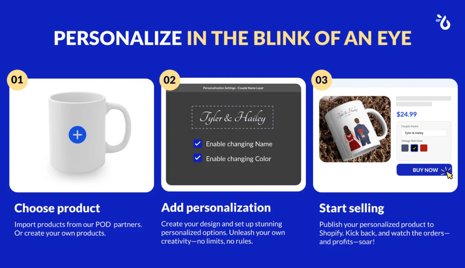 Teeinblue Product Personalizer