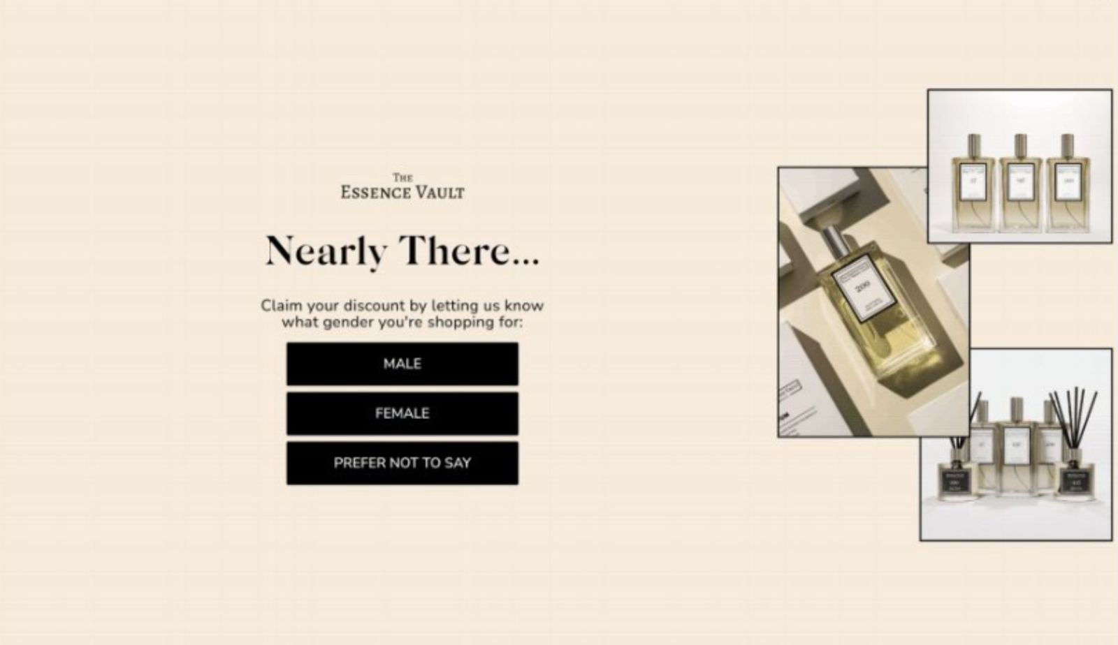 Essence Vault segmentation popup