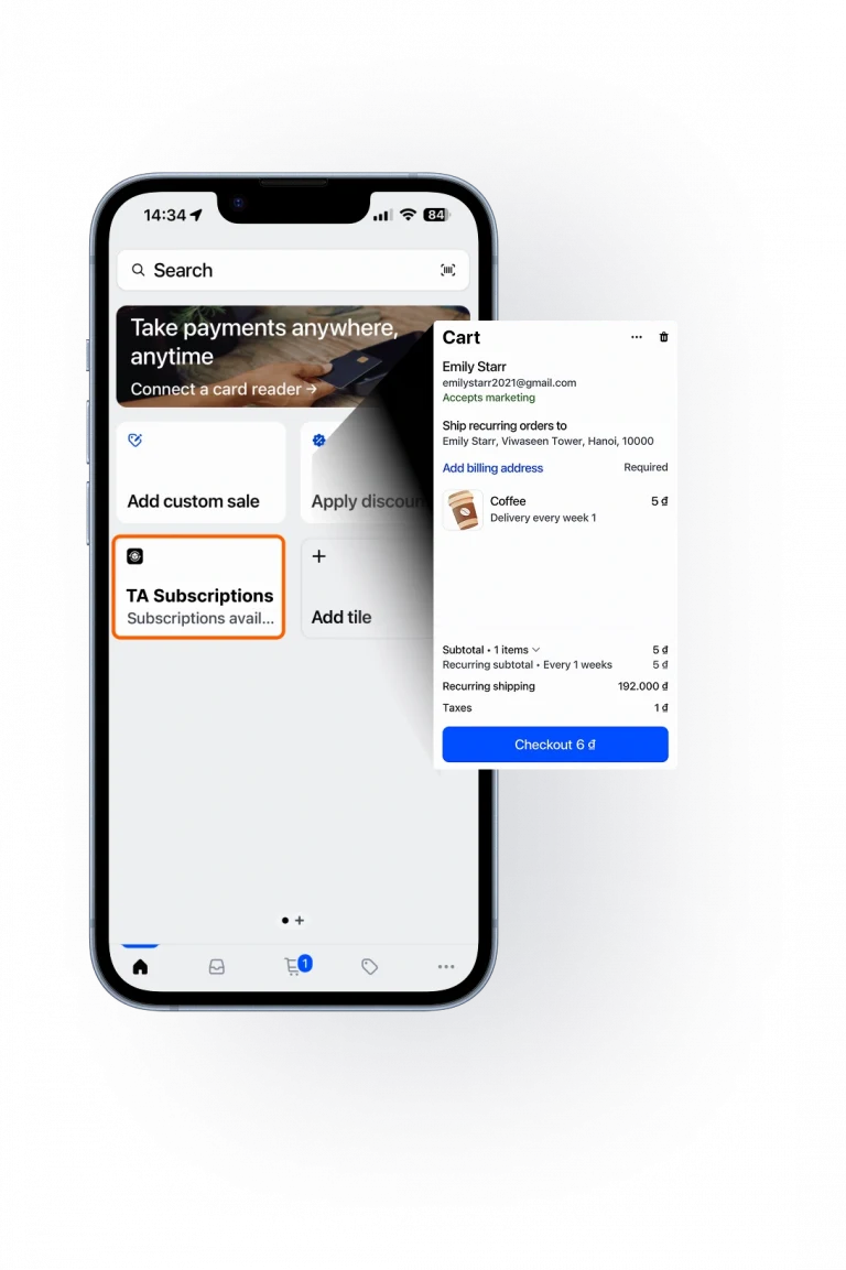 shopify subscription apps POS integration
