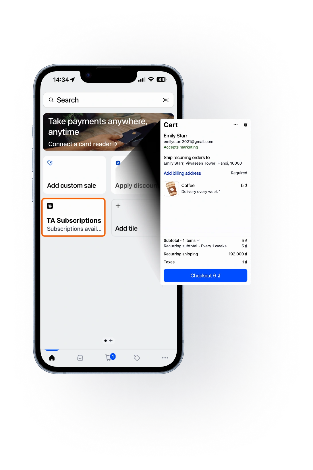 shopify subscription apps POS integration
