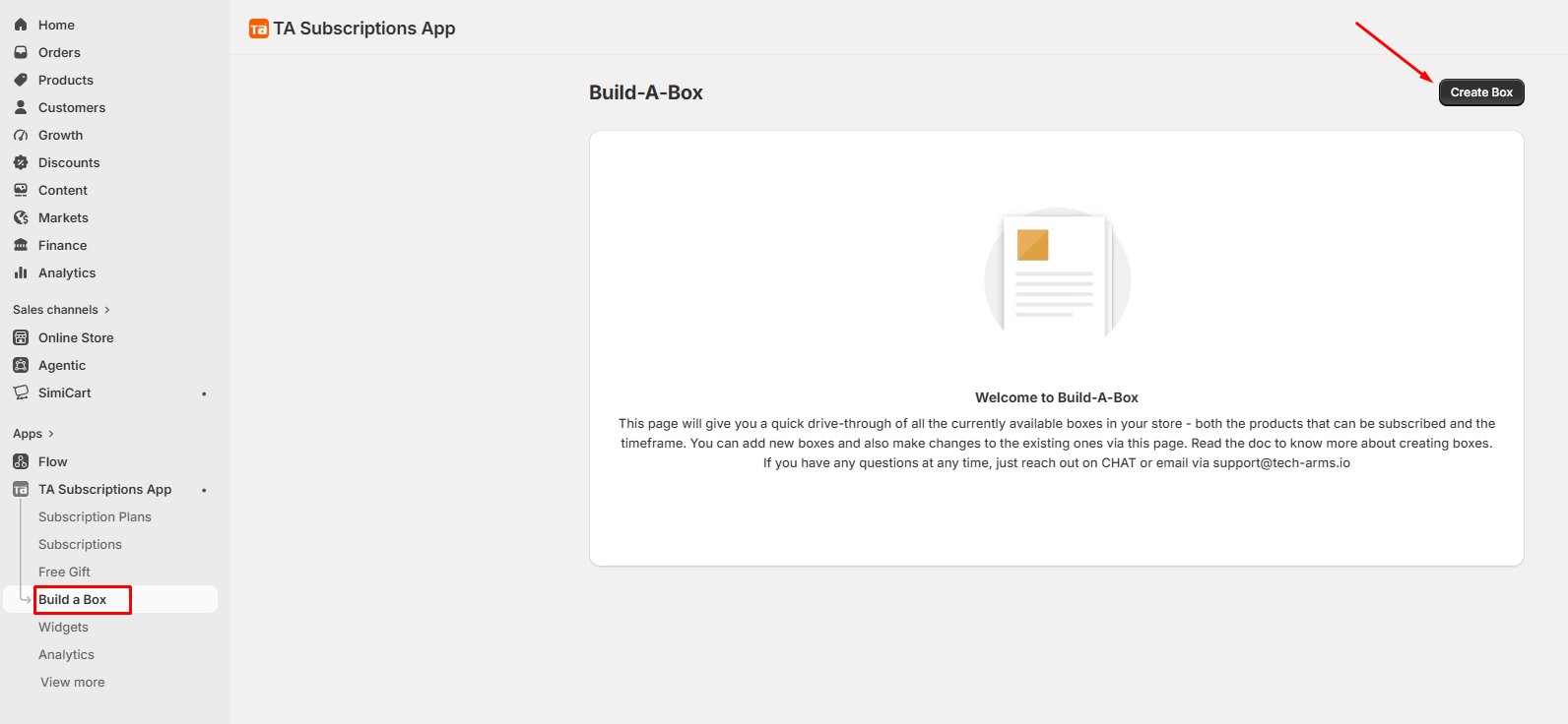 create a box