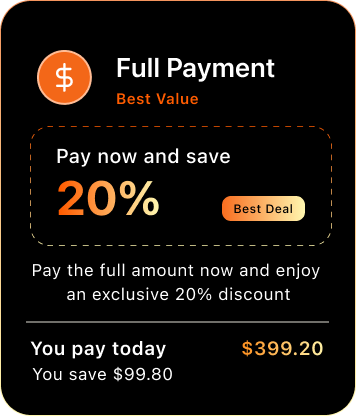 Full payment