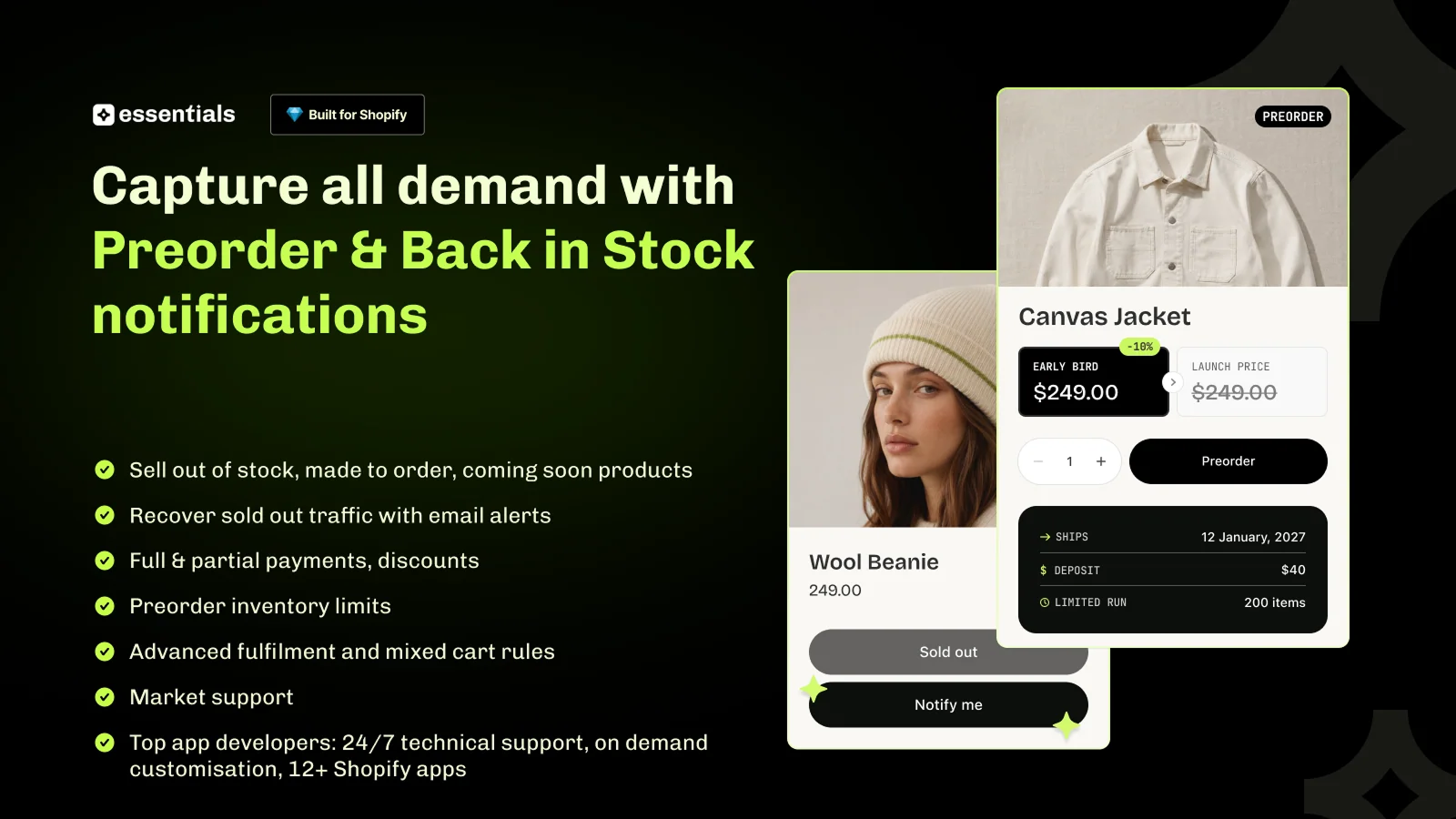 Essent Preorder Back in Stock

