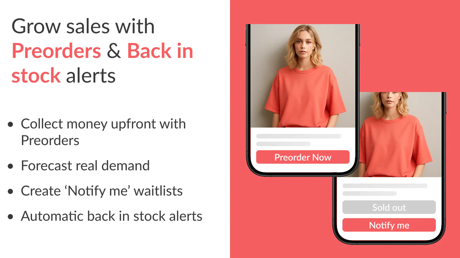 Preorder, Back in stock Duck