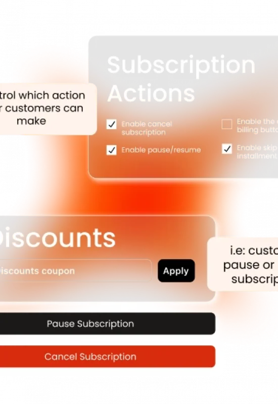 customer manage their own subscriptions